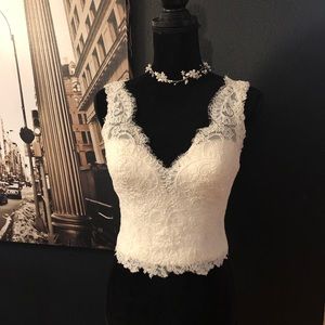 BHLDN/Eddy K Pirouette corset wedding top